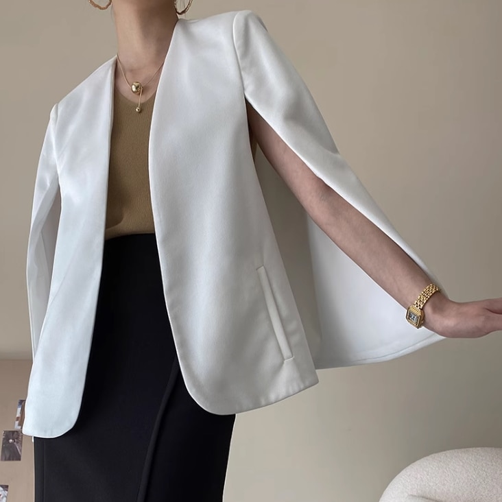 レディース ジャケット スーツ 上着 羽織 前開き ノーカラージャケット 襟なし ワイド ポケット 薄手 かわいい 大人可愛い きれいめ シンプル カジュアル 上品 おしゃれ かっこいい レトロ