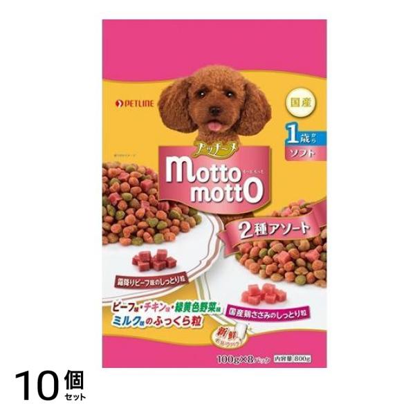 プッチーヌ motto motto ソフト 1歳から 800g 10個セット