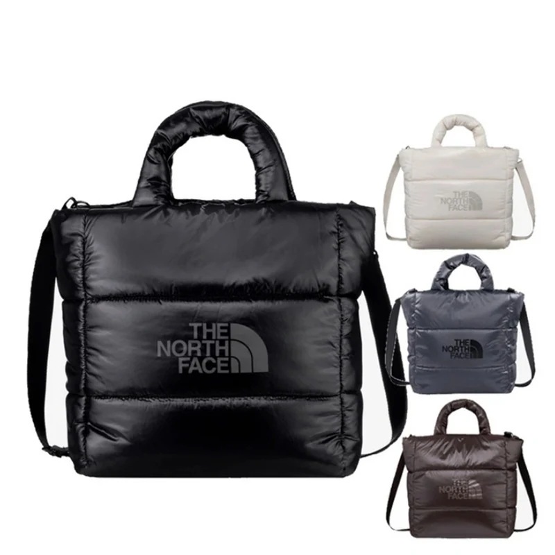 THE NORTH FACE PLUMPY TOTE BAG MINIトートバッグ サブバッグ ファー コットン ミニトートバッグ ブラック アイ ボリー 収納 NN2PQ59 /NN2PQ60