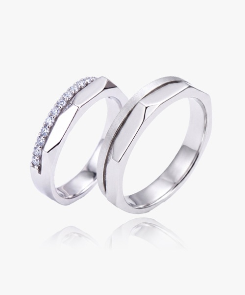 HELENE JEWELRY シルバー925 ボニータカップルリングシルバーリング