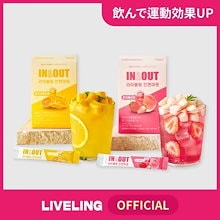 [公式］ライブリングIN＆OUT 4g x 30ea /エナジーブースター/運動ブースター/ピーチベリー味/マンゴーオレンジ味/韓国/健康飲料