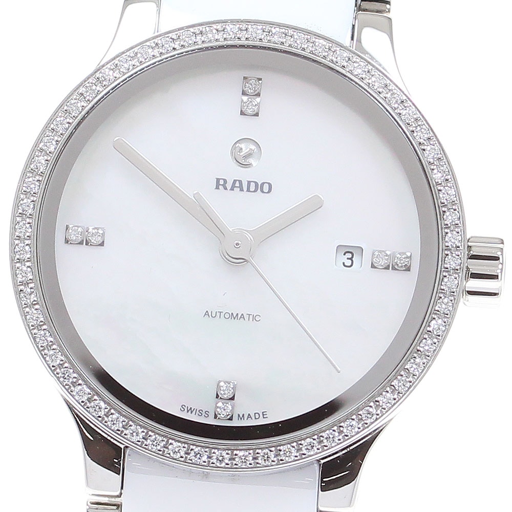 ラドー RADO R30183722 セントリックス ダイヤベゼル デイト 自動巻き レディース 箱保証書付き_825294【中古】 71,500円
