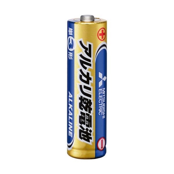 （まとめ）三菱電機 アルカリ乾電池 単3形LR6N/4S 1セット（40本:4本10パック）3セット