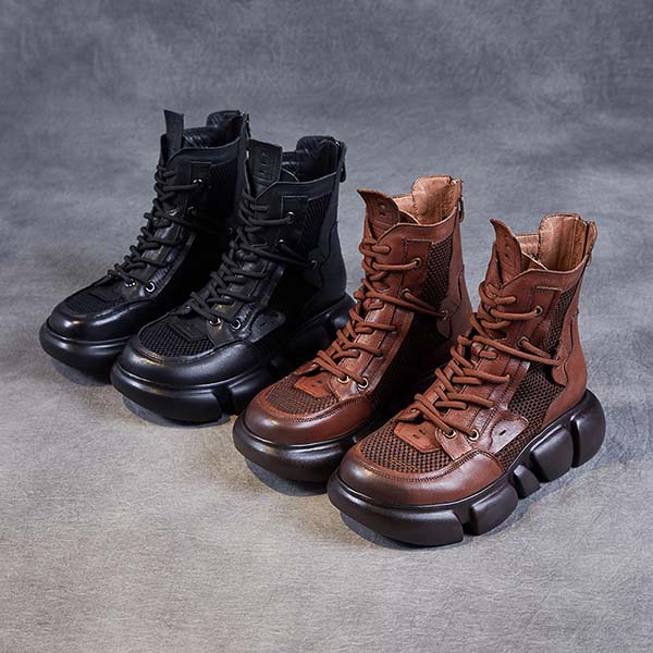 牛革サンダル ブーツサンダル レディース おしゃれ 靴 黒 ブラック ブラウン 本革 厚底 サンダル ウエッジソール サイトジッパー カジュアル オープントゥ 涼感 歩きやすい 疲れない 通勤 通学