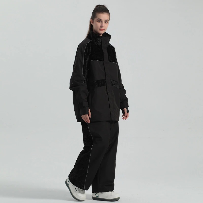 上下セット 2024 スノーボードウェア 韓国ファッション スポーツシリーズ スノーボードウェア