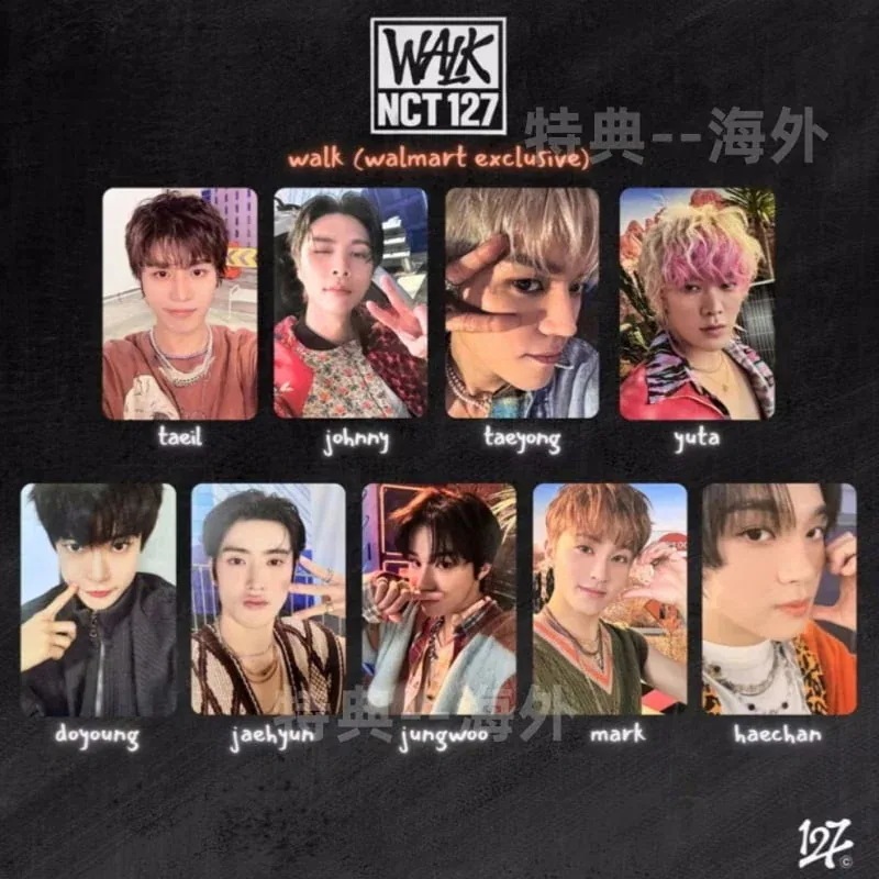 nct127 walk アメリカ target特典 walmart特典　メンバー選択