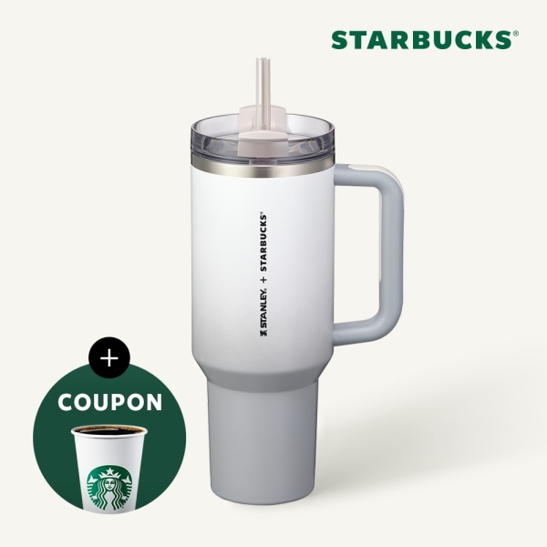 【starbucks】 スターバックス SS スタンレー グレー ケンチャー タンブラー 1183ml 韓国スタバ