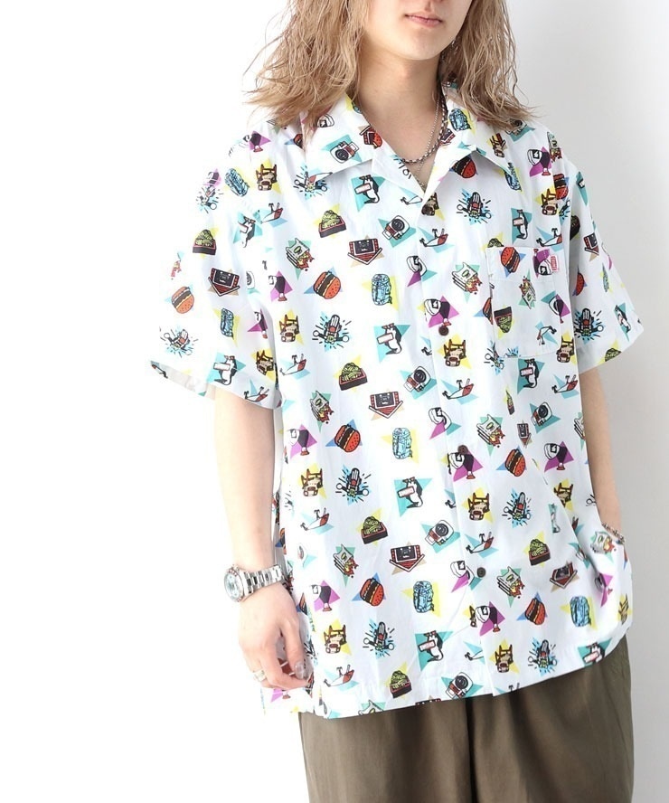 かせきさいだぁ チャムロハシャツ かせきさいだぁ CH02-1237 アロハシャツ 半袖 シャツ メンズ レディース