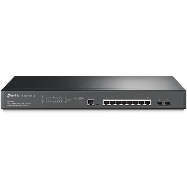 TL-SG3210XHP-M2 JetStream [スイッチングハブ (8ポート 2.5GbE POE+ L2+ マネージスイッチ/2スロット 10GE SFP+)]