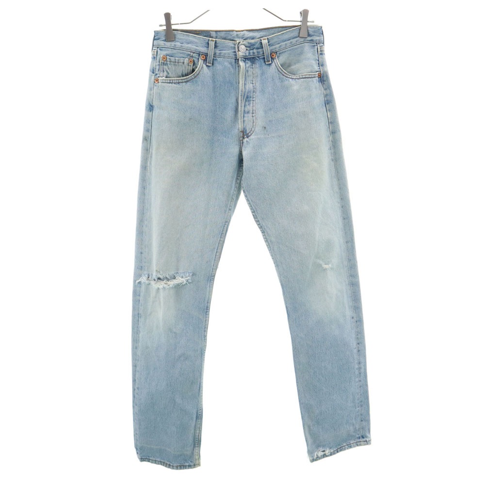 90s 501-0182 フランス製 ユーロリーバイス オールド デニムパンツ ｗ29 ブルー ジーンズ ユーロ メンズ