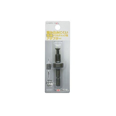 他サイト： 高儀 TAKAGI 1311423 EARTH MAN 軽量ドリルチャック用アダプターの商品画像
