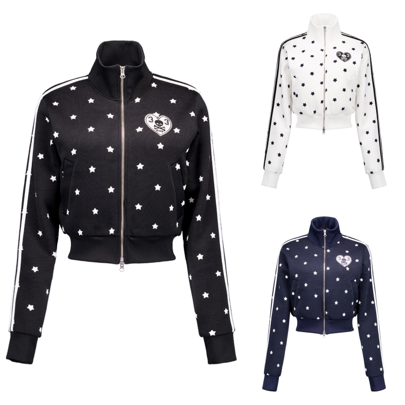 【SETUPEXE】 STAR SPORTY ZIP-UP : 3COLORS