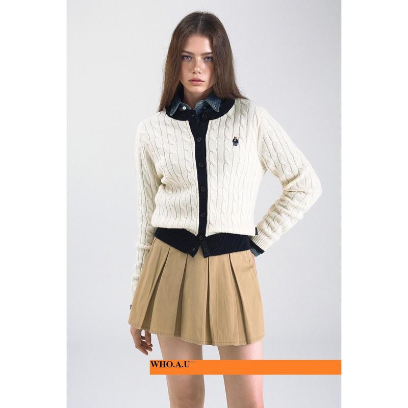 W.A.U Steve Cable Cardigan-MIX-WHCKF4901F_A