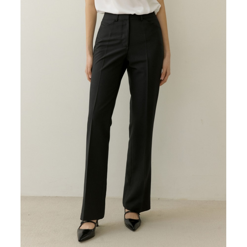 REORG ドロークラシックスリムスラックスブラック