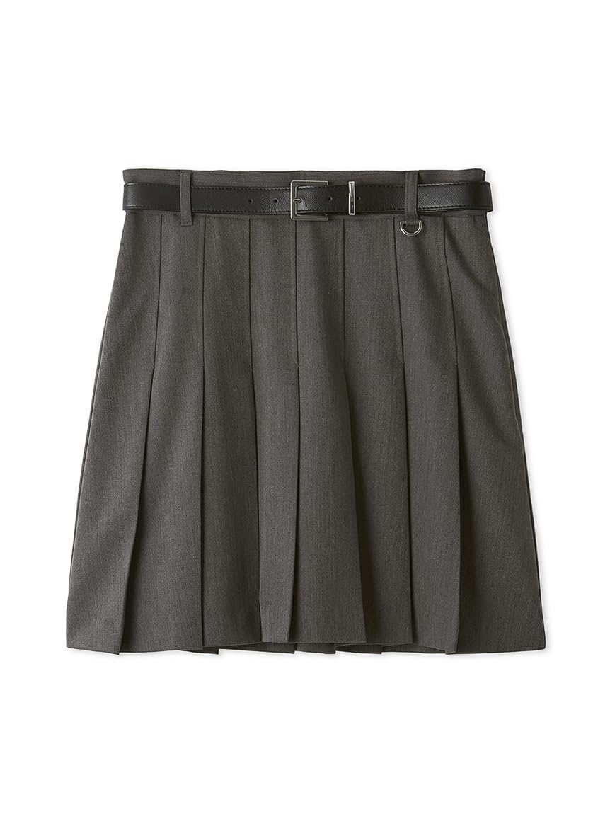 [リリーブラウン] ベルト付きプリーツスカショーパン LWFP244014 レディース GRY