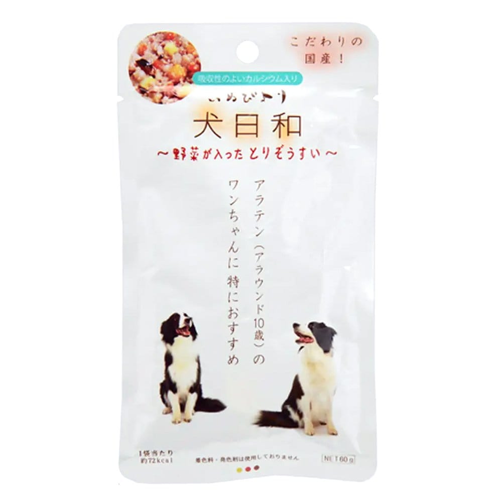 わんわん　犬日和　レトルト　とりぞうすい　６０ｇX６０袋　ＣＲＣ45―08―84―00―00