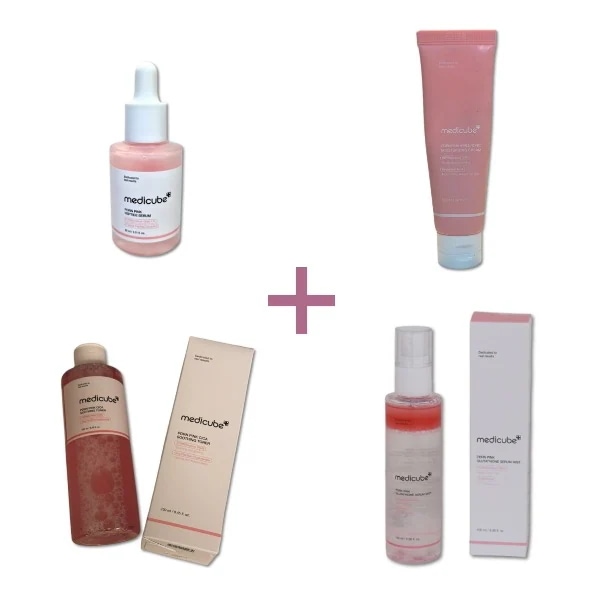 サーモンPDRN ピンク ヒアルロン酸 シミを隠すパッケージ (ピンクアンプル30ml+ピンクセラムミスト100ml+ピンクシカ スージングトナー250ml+ピンクヒアルロン酸 水分クリーム50ml)