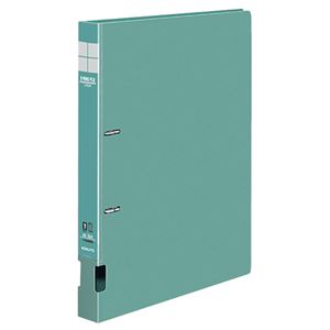 （まとめ） コクヨ DリングファイルS型 再生PP表紙 A4タテ 2穴 200枚収容 背幅34mm 緑 フ-FD420G 1冊 (×10セット)