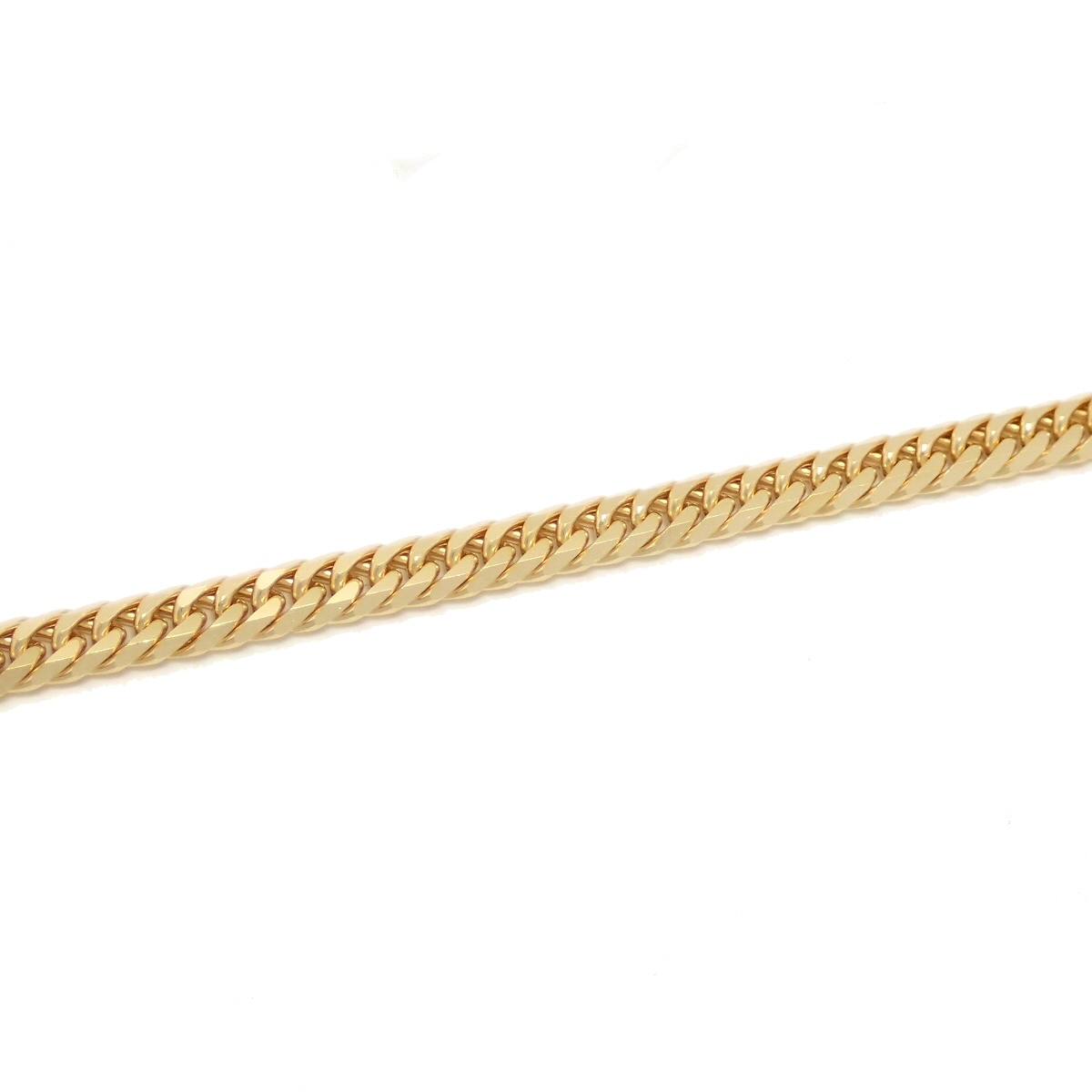 キヘイ ネックレス K18 18金 イエローゴールド 20.2g 50.5cm YG 6面W ダブル 日本造幣局検定マーク入り 20g 前