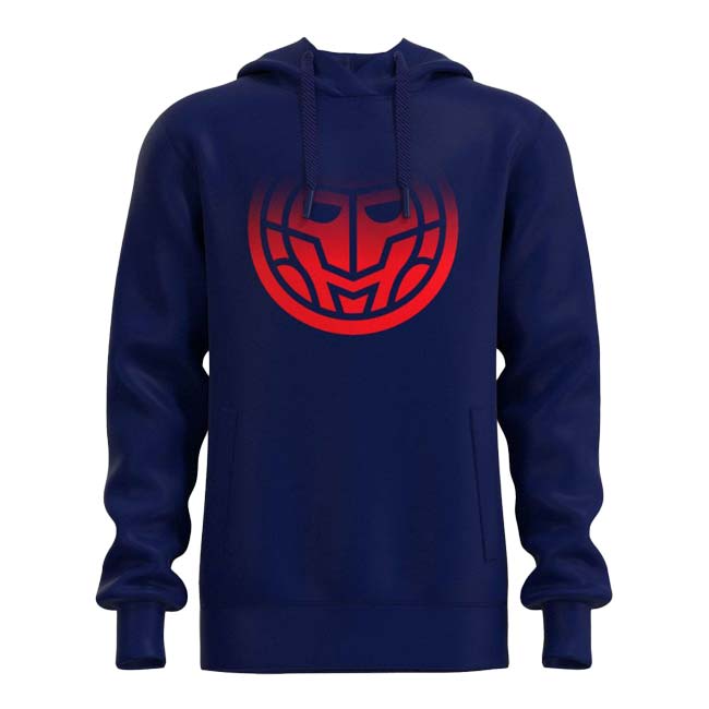 海外サイズ BIDI BADU(ビディバドゥ) 2023 SP メンズ COLORTWIST フーディ フード付きスウェット M1270001-DBL ダークブルー