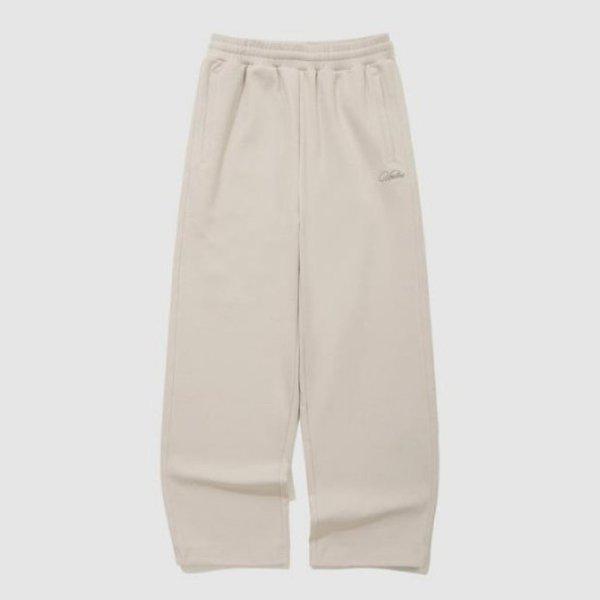 パンツ CQK UQ122CFP29-OBE レイトチェックアウト ウーマンズ ワイド ジョガー 2WAY パンツ オートミール ベージュ