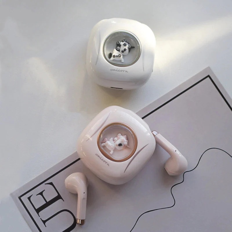 ワイヤレスイヤホン 安心の品質保証 全機能ノイズキャンセリング ワイヤレスイヤホン Bluetooth 5.3ミッフィー ワイヤレスイヤホン 光れる ブルーツゥースノイズキャン