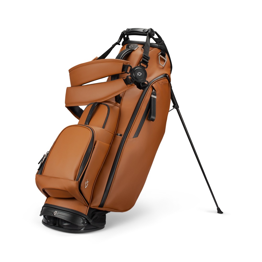 ベゼル VSL-PLY5.0-HRTG-W PLAYER 5.0 Stand キャディバッグ ダブルストラップ（Heritage Brown・8.5型・47インチクラブ対応） VSLPLY50HRT