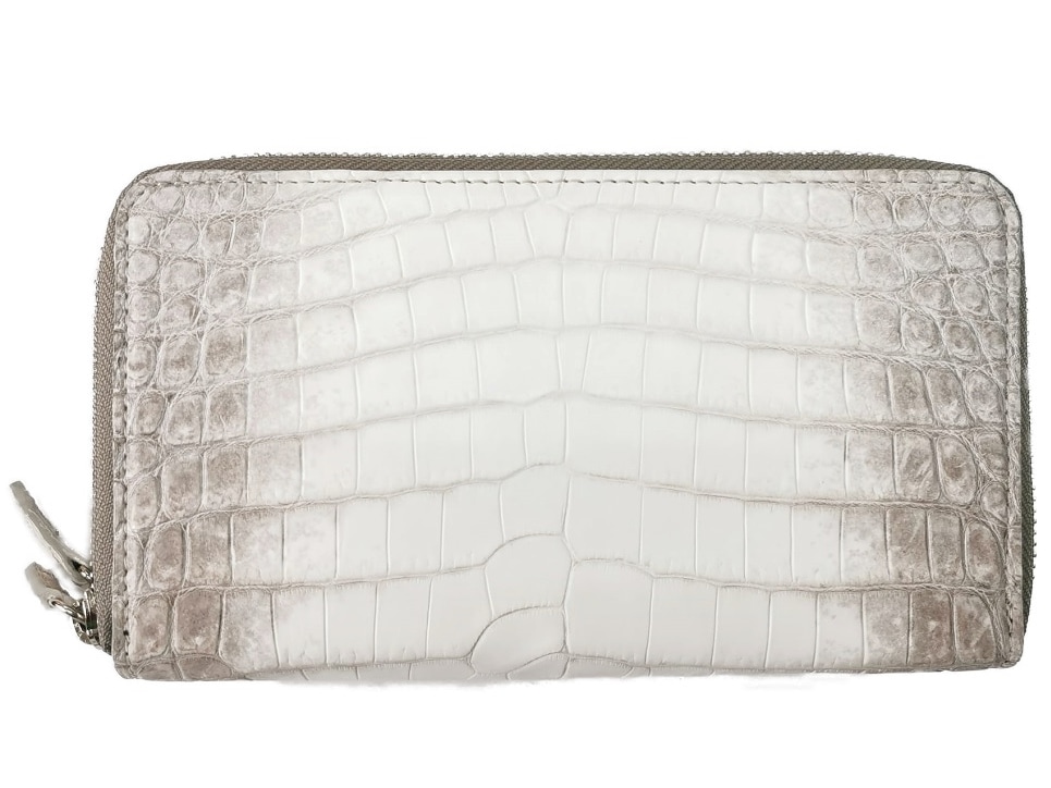 LESAC 8175 CROCODELE NATURAL レザック クロコダイル ラウンドＷジップ ロングウォレット コンバーチメント/正規代理店取寄商品