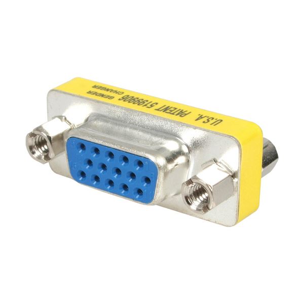 （まとめ） StarTech.com 小型VGA HD15 ジェンダーチェンジャー延長中継アダプタ GC15HSF 1個 (×5セット)