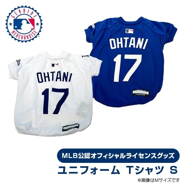 MLB公認 ロサンゼルスドジャース 大谷翔平選手モデル ユニフォーム Tシャツ S