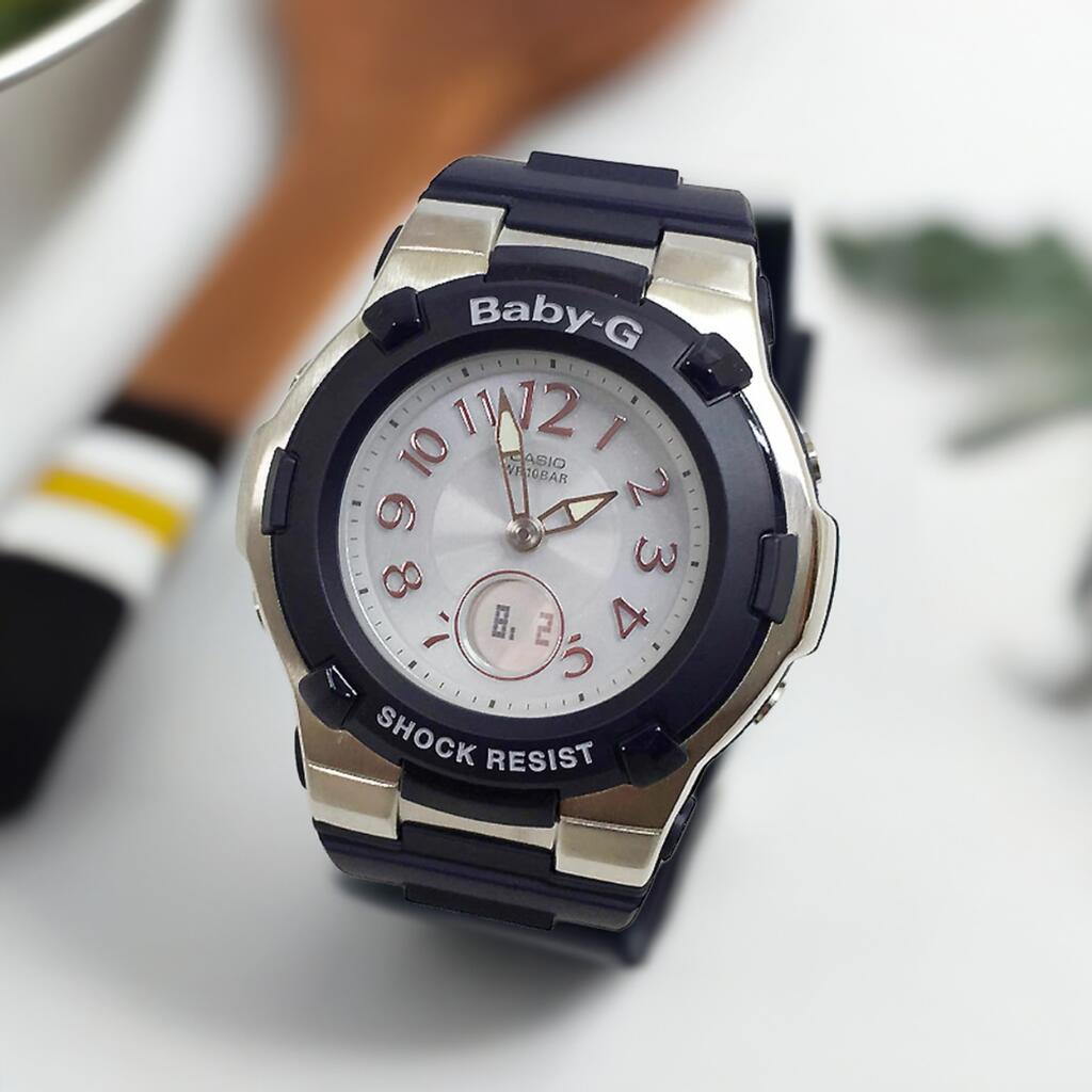 BABY-G カシオ ネイビー BGA-1100-2BJF ソーラー電波 プレゼント腕時計 ギフト ラッピング無料 baby-g あす楽対応 手書きのメッセージカードお付けします ほんのり好きでいて 15,620円