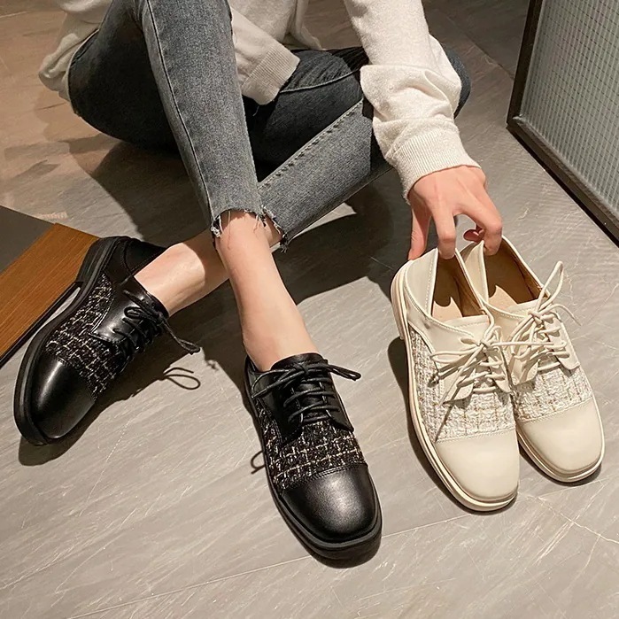 2color レディース パンプス ローファー レディースパンプス レザーシューズ レースアップ