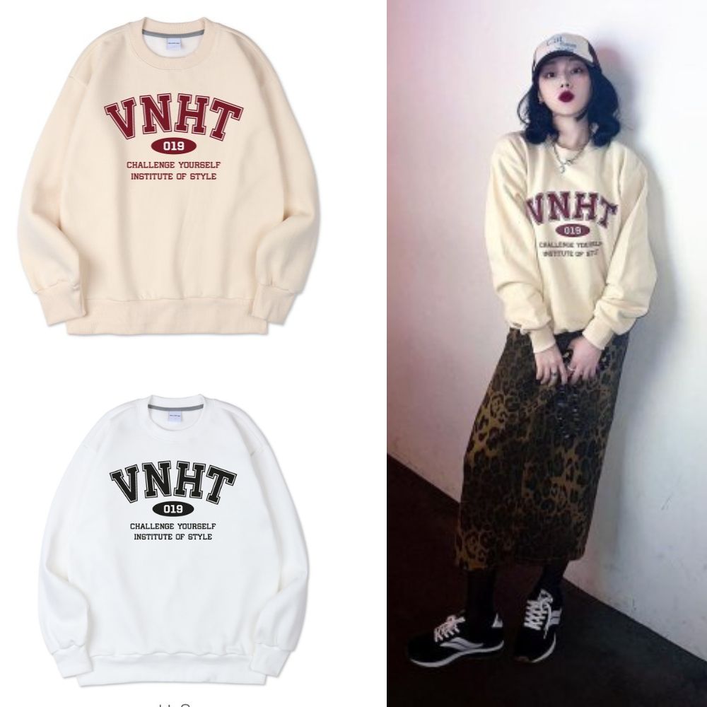 [韓国ファッション] チャレンジ特両面マンツーマンTシャツ スウェット 裏起毛シャツ 韓国 スウェット レディース オーバーサイズ スウェット 韓国ストリートファッション あったか裏起毛 4,980円