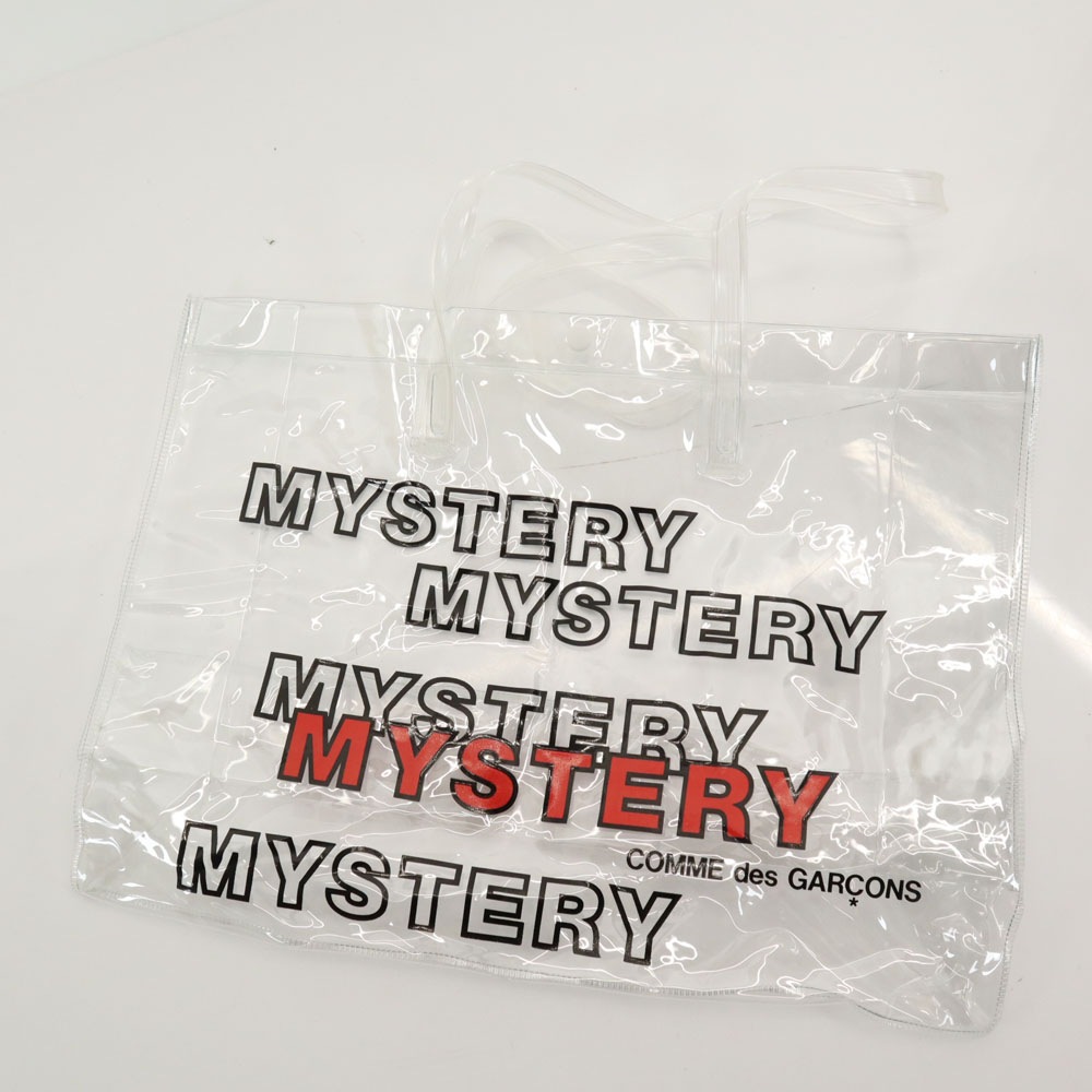 ミステリービニール トートバッグ クリア メンズ