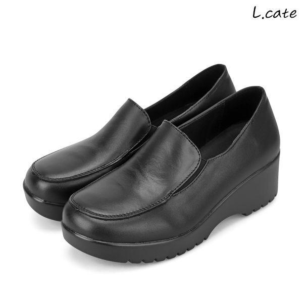 女性ローファーLWS277 厚底 ふわふわ フラット シューズ_P336079622