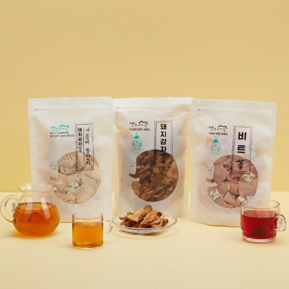 韓国-K MEAL-プレミアム 菊芋茶セット (菊芋茶 ティーバッグ ビート茶)