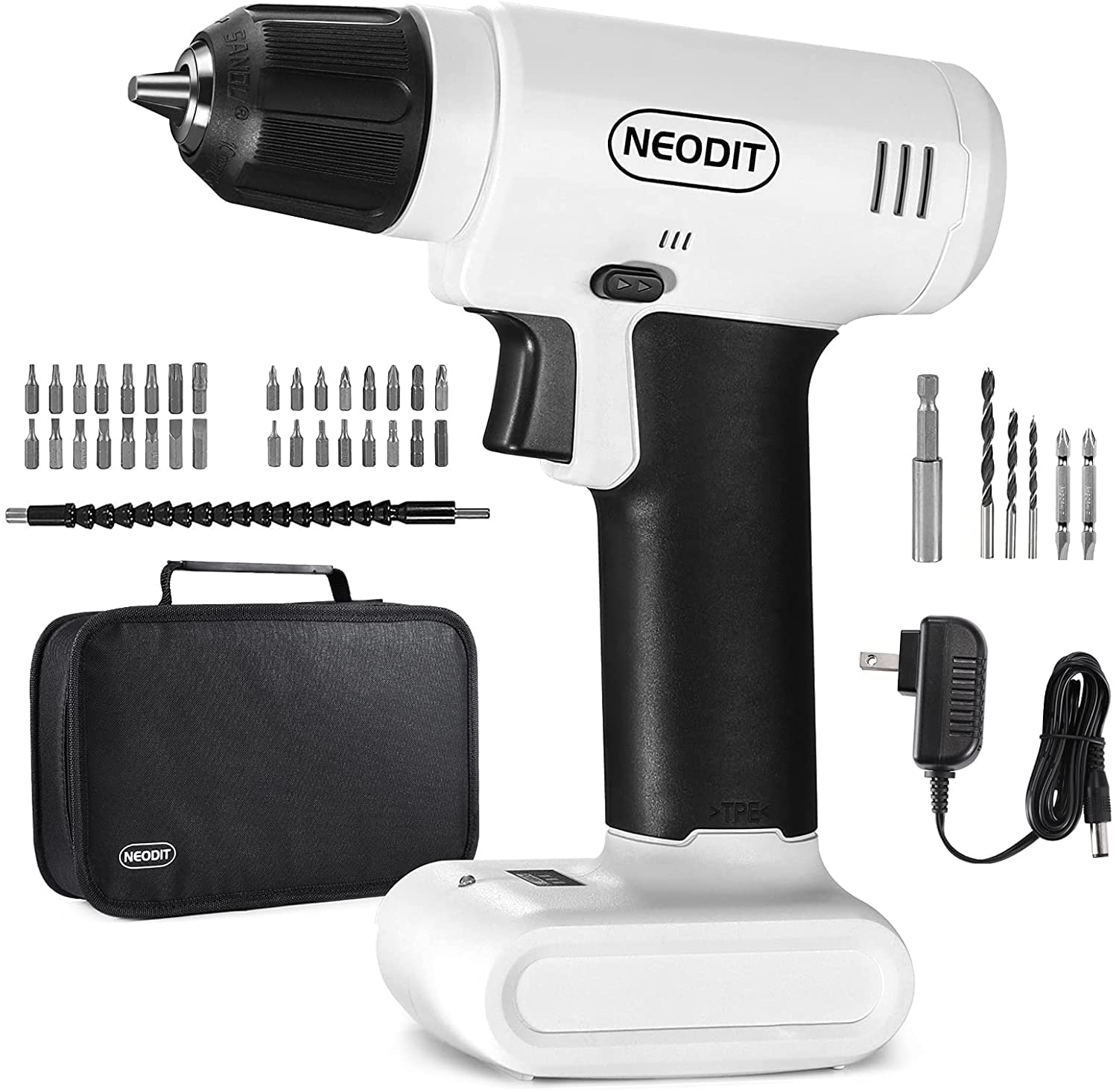 【本日限定価格】 電動ドリル PSE認証 収納バック 33+6本 ビット DIY家具組み立 バッテリ 5,967円