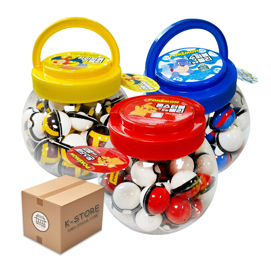 [卸販売] 韓国 お菓子 ポケモングミモンスターボール / ハイパーボール / スーパーボール ゼリー 50個