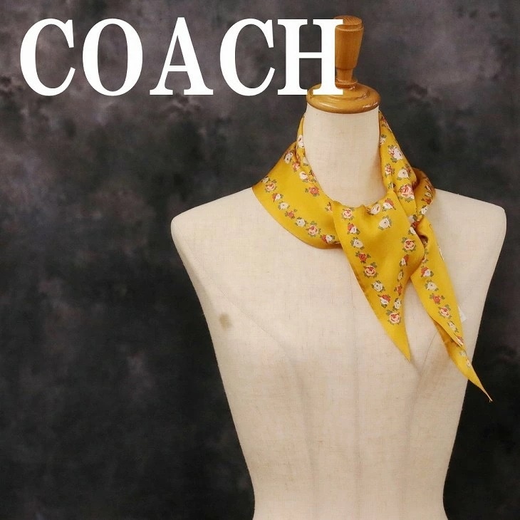 スカーフ レディース シルク ダイヤモンドスカーフ 花 89796BUT 【ネコポス】