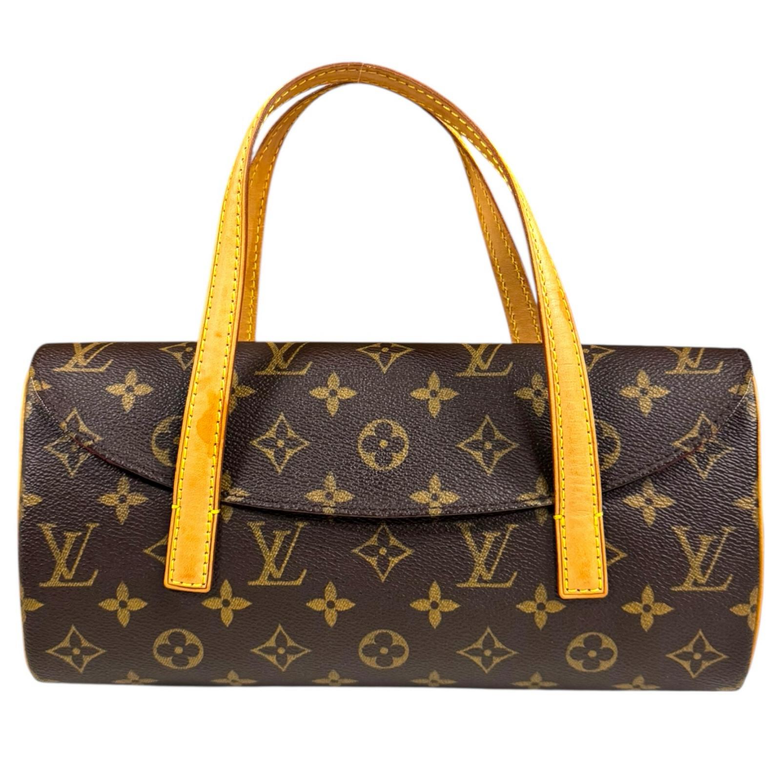 ルイヴィトン ソナチネ モノグラム ハンドバッグ モノグラムキャンバス M51902 ブラウン LOUIS VUITTON 中古