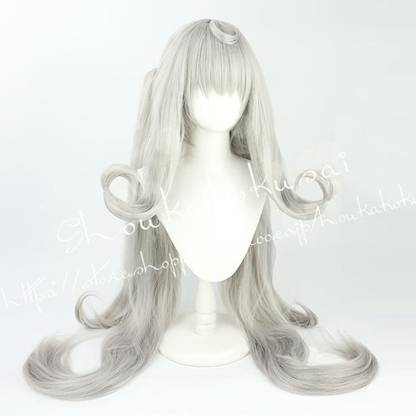 コスプレウィッグ バーチャルライバー 風 VTuber 彩虹社 遠藤霊夢Reimu Endou かつら WIG 耐熱 cosplay 仮装 変装 コスチューム-369