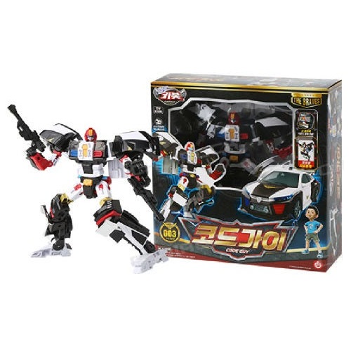 [正規品] ハローカーボット コードガイ / 伝説の騎士 /2段変身/ロボットモード/自動車モード/フェドロールガイズ炉合体/CODE GUY/キューブパック/合体ロボット/変身ロボット/韓国玩具