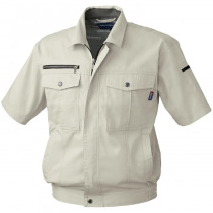 桑和 611 半袖ブルゾン 4Lサイズ ベージュ(3) Absolute GEAR