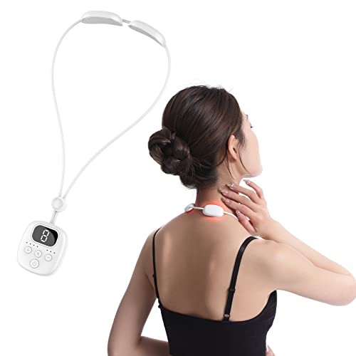 ネックケア リラクゼーション器 コードレス EMS 首 肩 温熱 リラックス ４種類モード 9段階レベル 静音 男女兼用