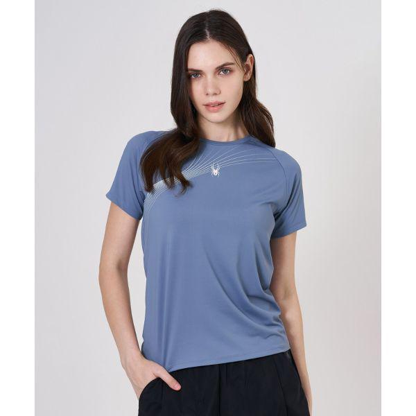 女性パフォーマンスウェーブ半袖TシャツSPKFCNRS252WBLU 659855