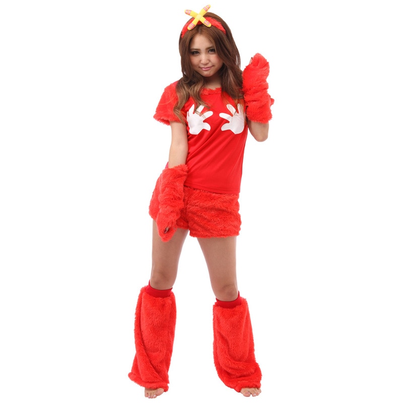 コスプレ 仮装 SAZAC(サザック) ムック5点セット レディースM～L 【 コスプレ 衣装 ハロウィン 仮装 コスチューム アニメ 女性用 なりきり キャラクター パーティーグッズ 余興 大人用