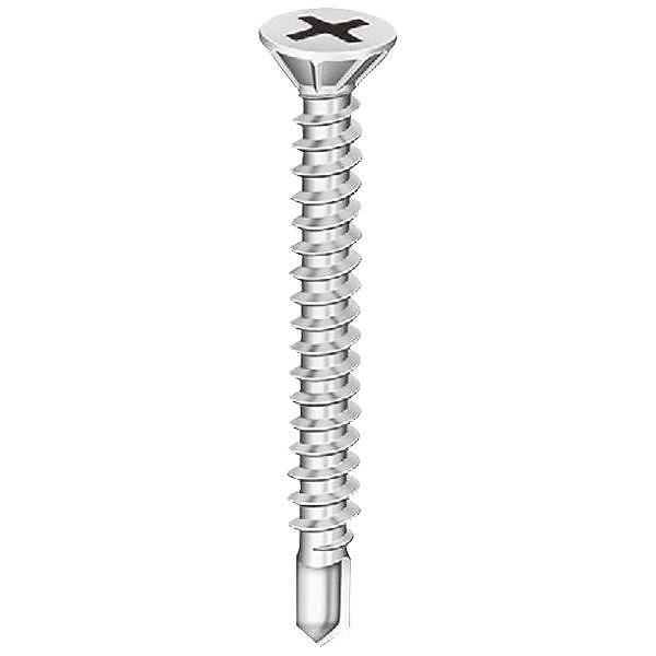 700本入 ネジ／ビス （ドリルビス） フレキ型 3.830mm スチール製 ヤマヒロ ジャックポイント 工事 工具 FSJ30