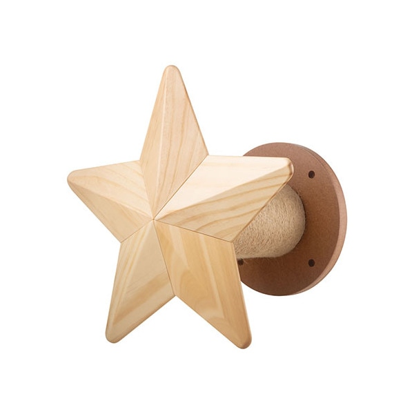 八幡ねじ MYZOO(マイズー) 星型ステップ爪とぎスター