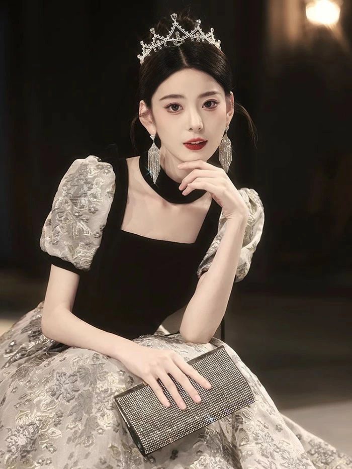 二次会 パーティードレス イブニングドレス 韓国 ピアノ発表会 披露宴 ロング丈 レディース 大人