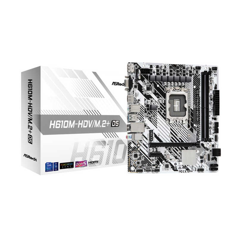 ASROCK　ASRock H610M-HDV/M.2＋ D5 ［MicroATX］　H610M-HDV/M.2＋D5